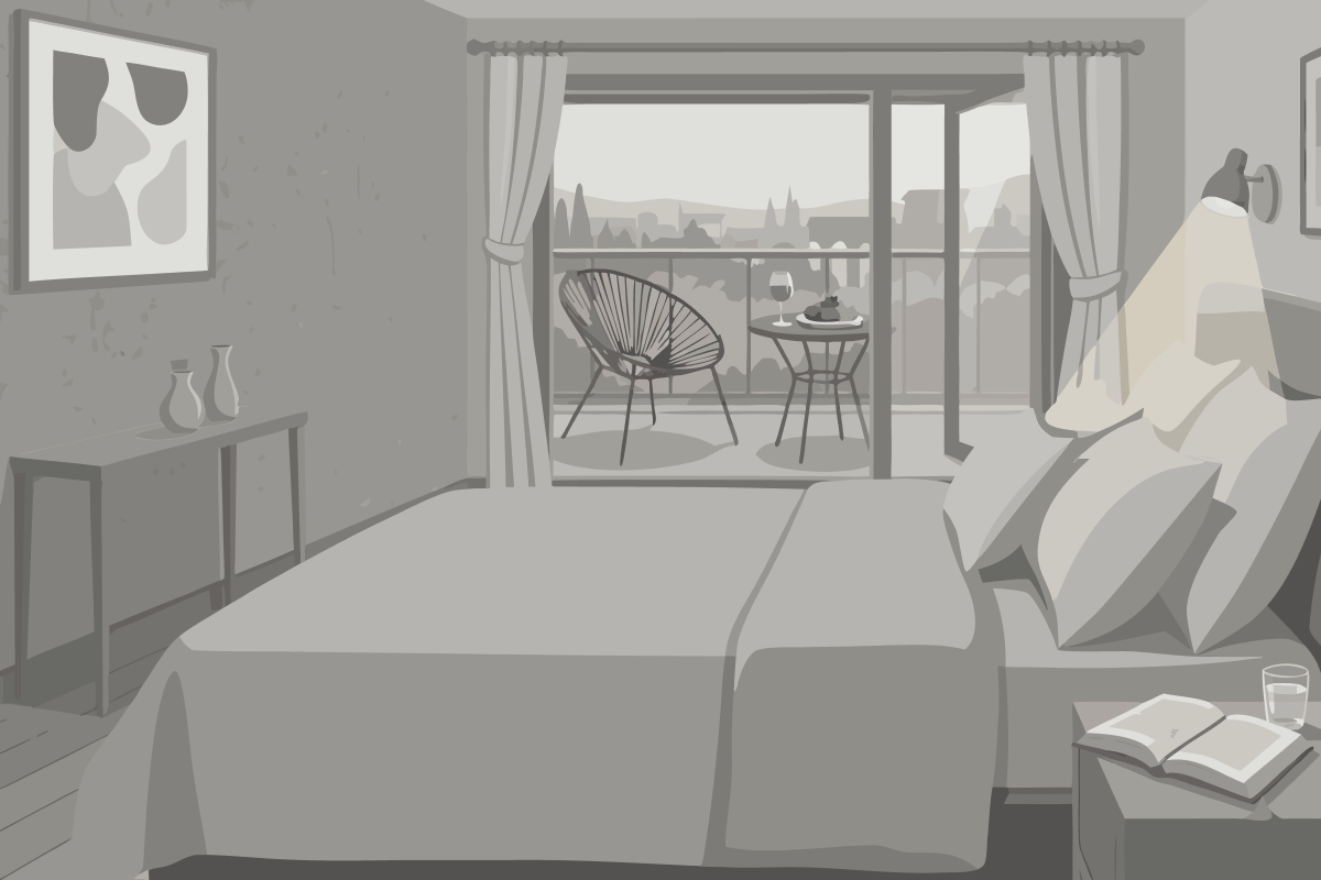 Studio with Terrace